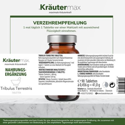 Tribulus Tabletten 1 x 90 Stück